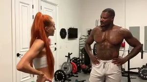 BBC Gym Coach Drilling His Client Tight Wet Pussy And Cumming In Her Mouth